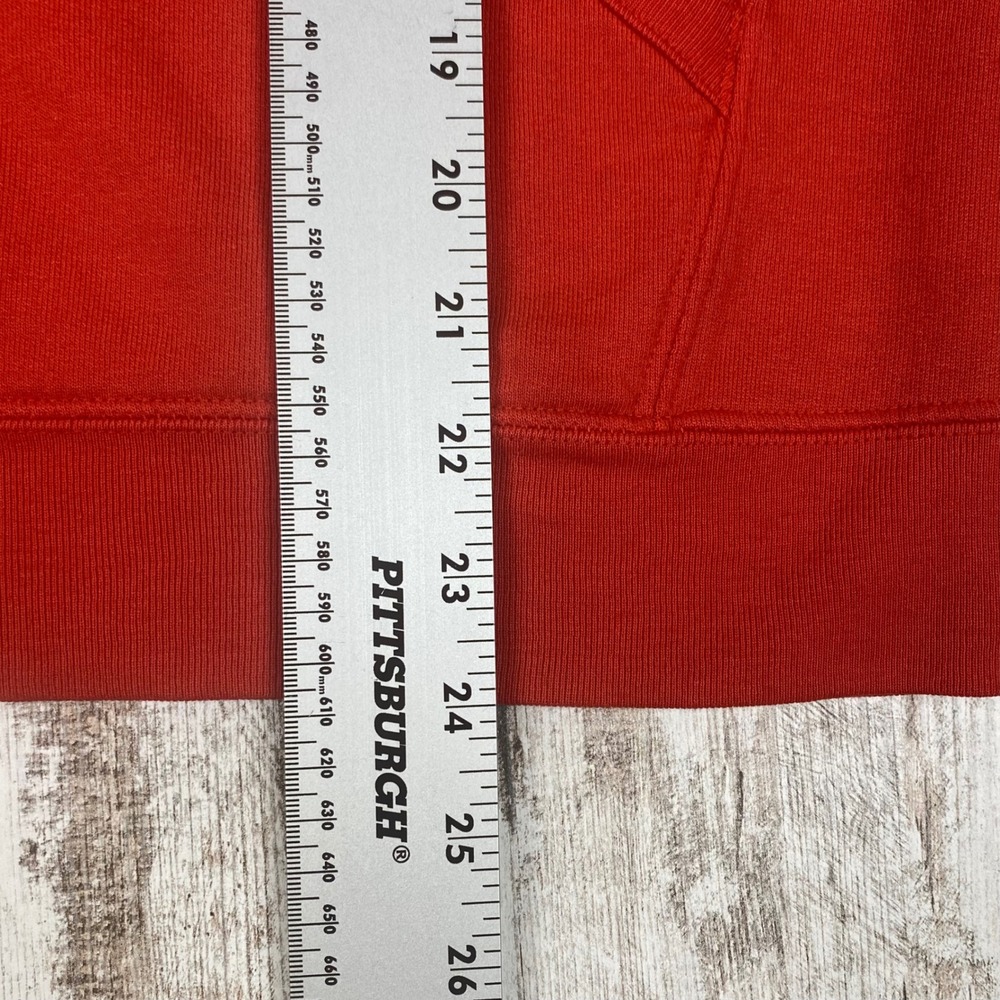 Champion Womens Large Hoodie Red Purple Modern Athleisure Powerblend Fleece - Picture 10 of 13
